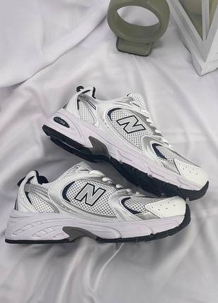 New balance white silver premium v2