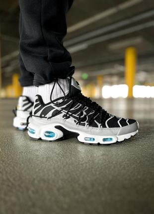 Кросівки (nike air max plus lace toggle "black grey")🌪️🥷🏻