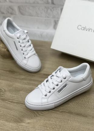 Кросівки жіночі calvin klein caly white білі оригінал4 фото