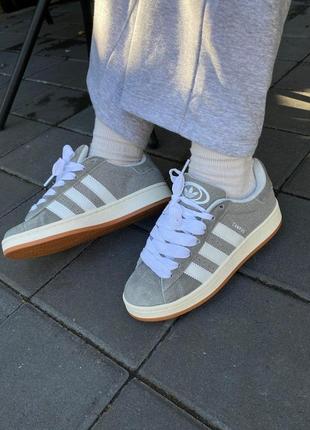 Adidas campus 00s navy grey/white 443 фото