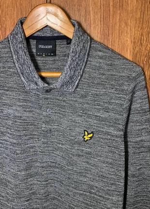 Lyle&amp;scott размер м. поло на длинный рукав