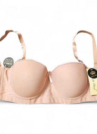 Гладкий бюстгальтер анжеліка — балконет чашка с