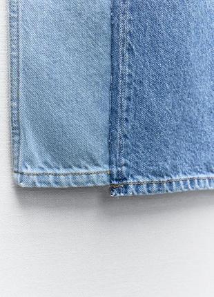 Прямые джинсы z1975 patchwork с высокой посадкой6 фото