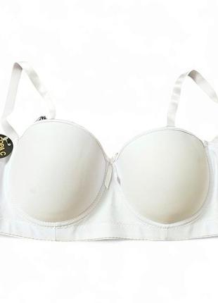 Гладкий бюстгальтер анжеліка — балконет чашка с