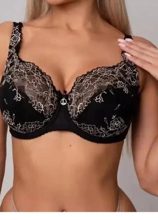 Бюстгальтер lanny mode 11679 80f черный кружевной