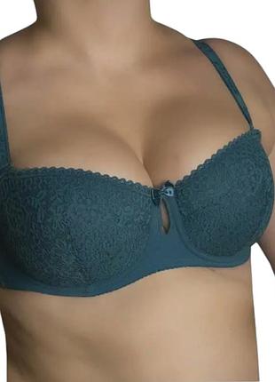 Жіночий бюстгальтер anfen зелений чашка (4)