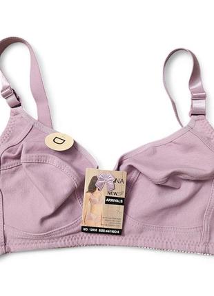 Женский бюстгальтер хлопок без косточек чашка d