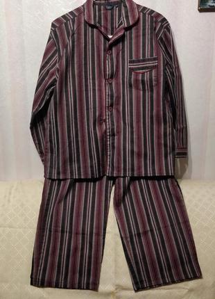 Пижама фланелевая мужская новая (пог-57 см) 95