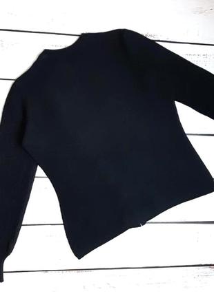 1+1=3 оригинальный черный свитер кофта на молнии janina, размер 48 - 504 фото