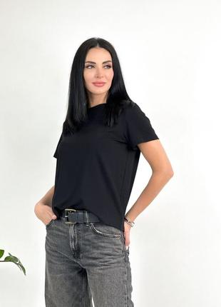 Женская трикотажная футболка "zefir"2 фото