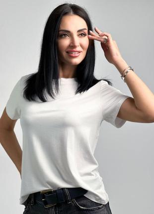 Женская трикотажная футболка "zefir"6 фото
