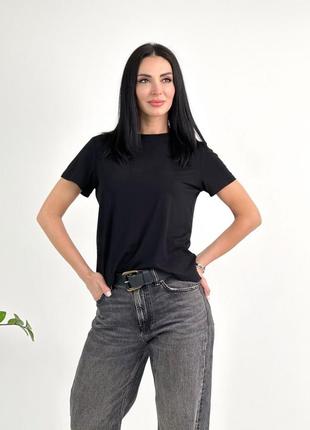 Женская трикотажная футболка "zefir"4 фото