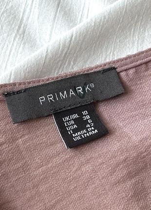 Легкая и милая блуза на запах от primark кофточка пудрового цвета со свободными рукавами2 фото