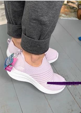 Супер крутые слипоны skechers 39р. 26 см. эласт. кроссовки память стопы, есть видеообзор🎦