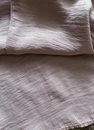 Легкая и милая блуза на запах от primark кофточка пудрового цвета со свободными рукавами6 фото