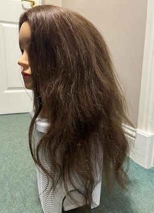 Маникен болванка волосся довге натуральне 50 см