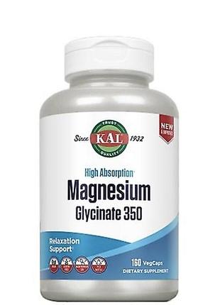 Kal гліцинат магнію magnesium glycinate 350 160 caps1 фото