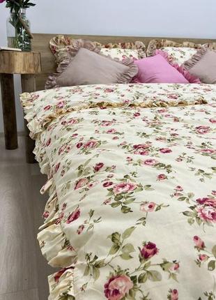 Простирадло двоспальне 200*220 бязь gold luxe
