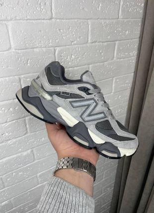 Женские кроссовки new balance 9060 grey 1950 беланс серого цвета2 фото