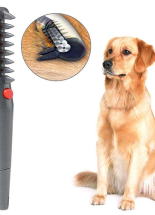 Расческа для шерсти кnot out electric pet grooming comb wn-341 фото