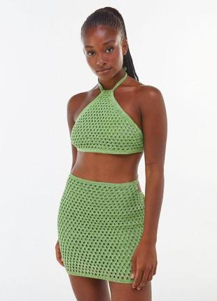 Bershka,женский вязаный костюм р.м-л