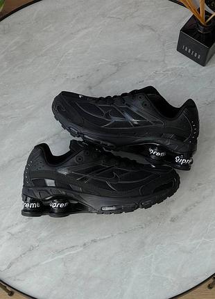Чоловічі кросівки supreme x nike shox ride 2 sp black dn1615-001