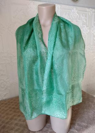 Шелковый шарфик тай дай