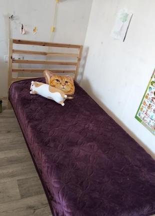 125*210 см ковдра двостороння велюрова бізнес-класу qatar airways