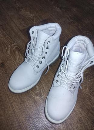 Чоботи жіночі шкіряні  timberland