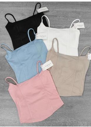 Топ-майка с чашками