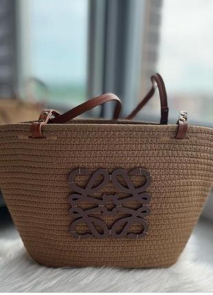 Сумка loewe плетеная