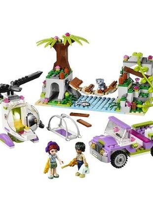 Фирменный конструктор лего френдс lego friends спасение из моста в джунглях 41036 оригинал