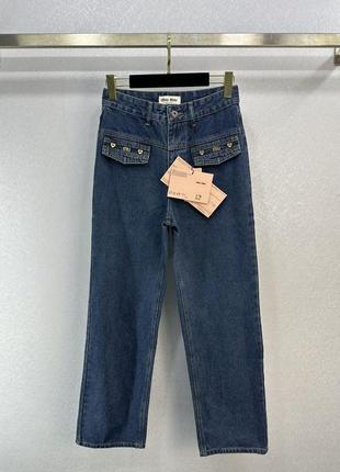 Джинсы в стиле miu miu