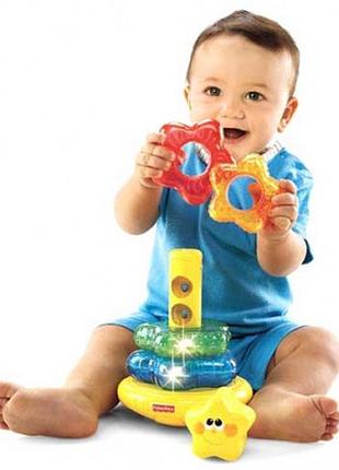 Розвиваюча іграшка пірамідка зірочка fisher-price