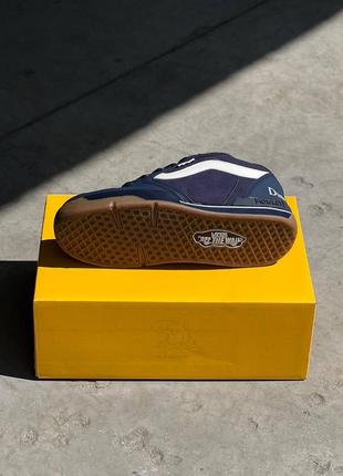 Кроссовки vans x dime rowley xlt blue white gum3 фото