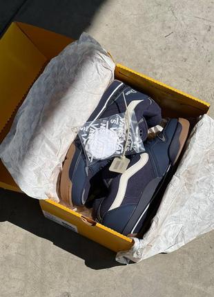 Кроссовки vans x dime rowley xlt blue white gum4 фото