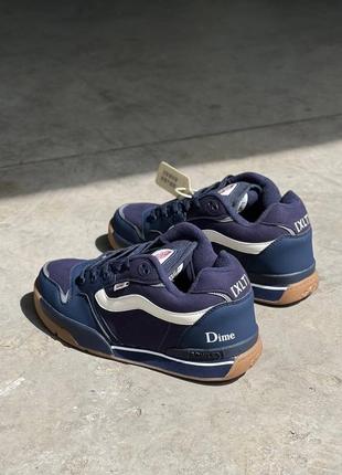 Кроссовки vans x dime rowley xlt blue white gum6 фото