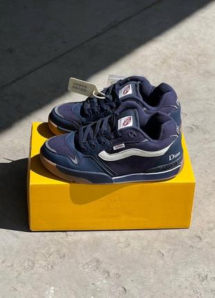 Кроссовки vans x dime rowley xlt blue white gum8 фото