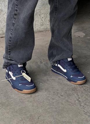 Кроссовки vans x dime rowley xlt blue white gum2 фото