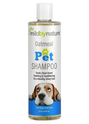 Mild by nature, овсяный шампунь для животных, 355 мл