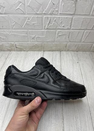 Круті кросівки чорні nike air max 90