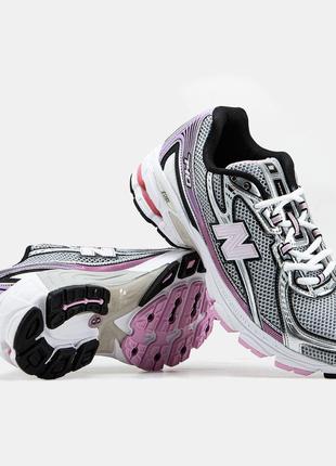 Женские кроссовки new balance 740 grey silver консульт серий беланс серого с серебристым цветами