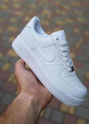 Кроссовки nike air force 1 низкие белые