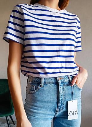 Футболки в полоску mango s, m, l, xl