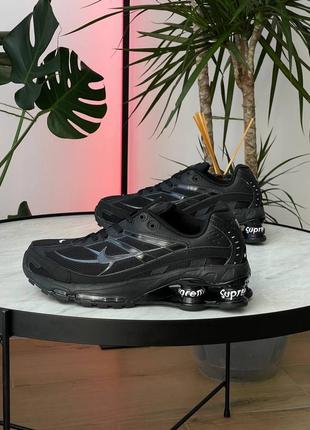 Супрем найм шх кроссовки черные supreme × nike fusion shox ride 2 sp black