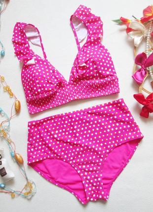 Шикарный раздельный купальник в горох george 🌼🌴🌼