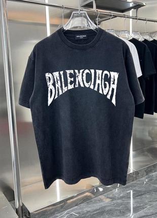 Футболка унисекс оверсайз в стиле balenciaga