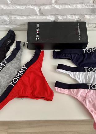 Набор стрингов tommy hilfiger 6 шт в наборе