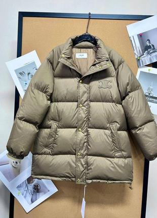 Пуховик брендовый женский в стиле celine