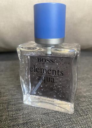 Hugo boss elements aqua туалетна вода 50 мл, оригінал